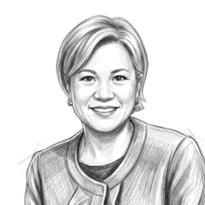 Illustrated portrait of Arlene Goyette